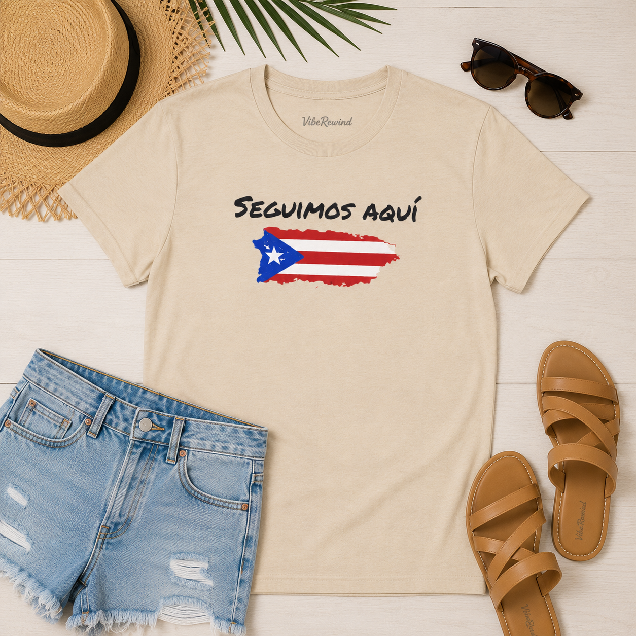 Seguimos Aquí Women's Fitted T-Shirt